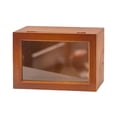 thumbnail image 1 of jifeng Wooden Display Box Protection Showcase with Clear Window Desktop Storage Cabinet S, 1 of 9