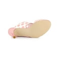 thumbnail image 5 of BLISSFUL STEP Women's Printed Stiletto Heels Slides Sandals, 5 of 7