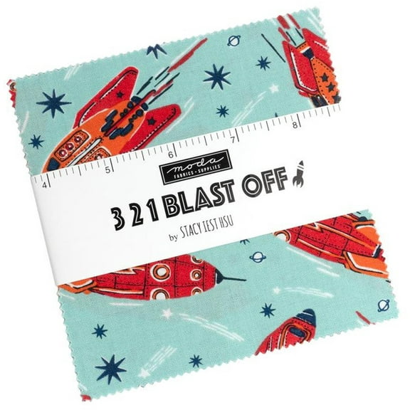 Moda - 321 Blast Off Charm Pack by Stacy Iest Hsu 42 pcs