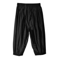 thumbnail image 7 of CQONEPT Womens Capris Harem Pants Summer Elastic Waist Pants Casual Loose Fit Twill Chino Pants with Pockets Black L, 7 of 7