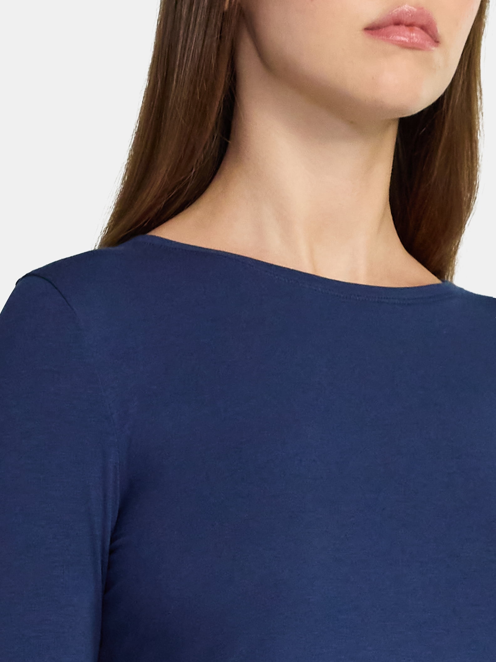 No Boundaries Crewneck Tee with Long Sleeves, Women's & Women's Plus XXS-4X