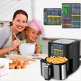 thumbnail image 4 of Air Fryer Magnetic Cheat Sheet Set - Air Fryer Accessories Cookbook - As Seen on the Today Show an Easy to Use AirFryer Time Chart Set - Strong Magnet Quick Reference Cooking Guide for Frying, 4 of 9