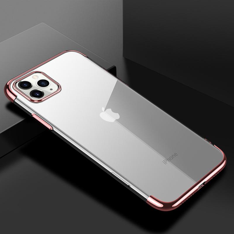 Pandaco Rose Gold Trim Clear Case For Iphone 11 Pro Max Walmart Canada