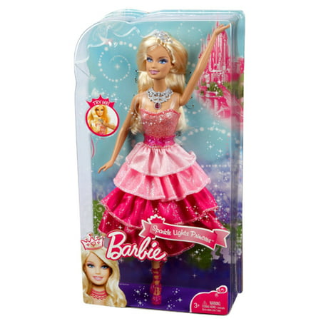Barbie Sparkle Lights Princess [Pink] - Walmart.com