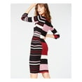 thumbnail image 2 of bar III Womens Striped Sweater Dress, Multicoloured, Small, 2 of 3