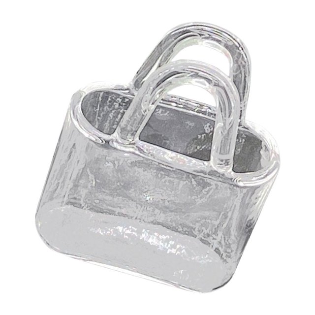 Juguetes para muñecas de bebé Decoración Pecera de vidrio Jarrón Muebles en miniatura Accesorios Bolsa portátil