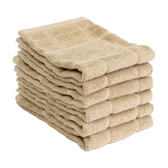 All-Clad Premium Solid Dish Cloth, 6-Pack, Cappuccino