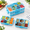 Blue, variant on Blue 2-Pack Stackable 14-Compartment Food Snack Organizer Containers with Lids and Handles
