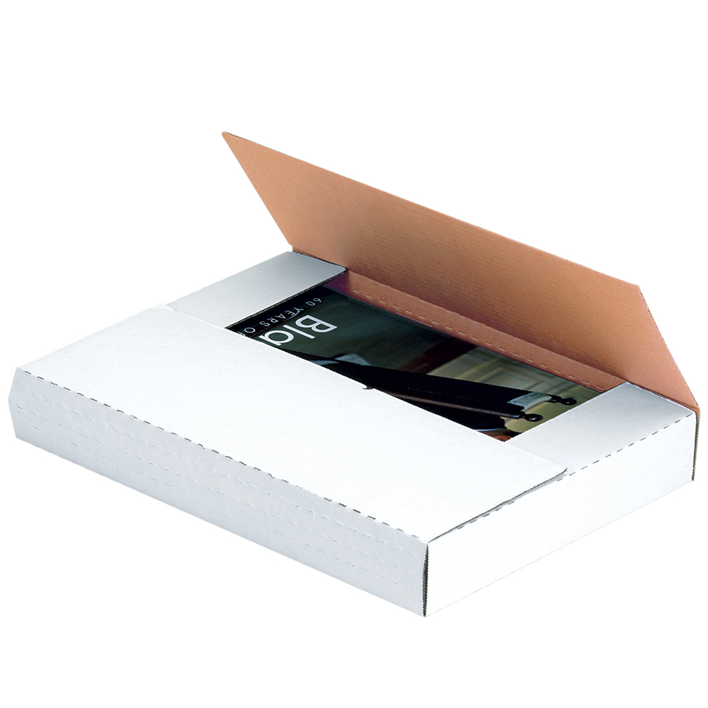 Box Partners EasyFold Mailers,9 5/8x6 5/8x3.5,White,50/BDL BXP