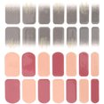thumbnail image 1 of 6 Sheets Nail Stickers Full Wrap Nail Stickers Self-adhesive Nail Decals, 1 of 9