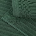 thumbnail image 3 of Superior Soho Ribbed Cotton Absorbent Bath Towel Set of 4, Forest Green, 3 of 9
