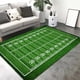 thumbnail image 5 of Alfombra de Área de Campo de Fútbol Verde Antideslizante de Poliéster para Interiores y Exteriores, Sala de Estar, Dormitorio, Tapete para Mesa de Café, Decoración del Hogar, Múltiples Tamaños, 5 of 8