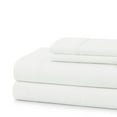 thumbnail image 3 of Sweet Home Collection 100% Combed Cotton Percale Sheet Set Made in Egypt 400 TC White Cal King, 3 of 3