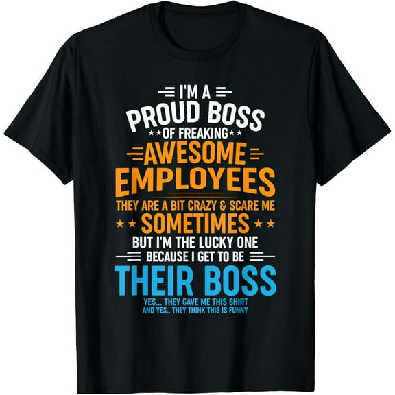 Gift for Boss Funny Quote Awesome Employees Appreciation Men Graphic T-Shirt