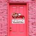 thumbnail image 5 of Vikakiooze New Valentine's Day Wooden Sign Heart Red Pickup Truck Door Pendant Wood Art Wall Decoration, 5 of 9