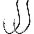 thumbnail image 5 of Catfish Hooks Big River Bait Hook High Carbon Steel Fishing Hook Saltwater Size Black Nickel (Pack of 100) (8#), 5 of 5