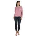 thumbnail image 5 of Moomaya Victorian Style Lace Top For Women Long Sleeves Casual Plain Tunic, 5 of 7