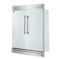 thumbnail image 3 of Forno Maderno 2-28-Inch Wide Convertible Refrigerator/Freezer in White, Decorative Trim, 27.2 cu.ft, 84-Inch High, 3 of 4