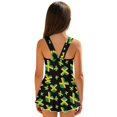 thumbnail image 2 of Tutolipy Jamaican Flag Print Casual Bathing Suit, Cross Shoulder Strap Design Breathable Sleeveless Bathing Suit for Beach Summer Size 10-11 Years, 2 of 8