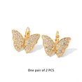 thumbnail image 2 of Sonducket 1 par de pendientes de aro de insectos de acero inoxidable con purpurina y diamantes de imitación, joyería colgante para banquete, diario Ropa, zapatos y accesorios Miscelánea Sonducket AP017770-00, 2 of 6
