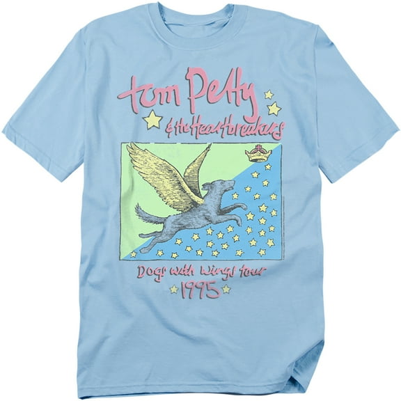 Tom Petty And The Heartbreakers T-Shirt Dogs With Wings Tour 1995 Unisex Graphic Tee for Men & Women