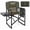 Green, variant on SereneLife Portable Foldable Director Chair with Side Table, Cup Holder & Carry Bag, Outdoor Camping Chair for Sports, Fishing, Tailgating & Events