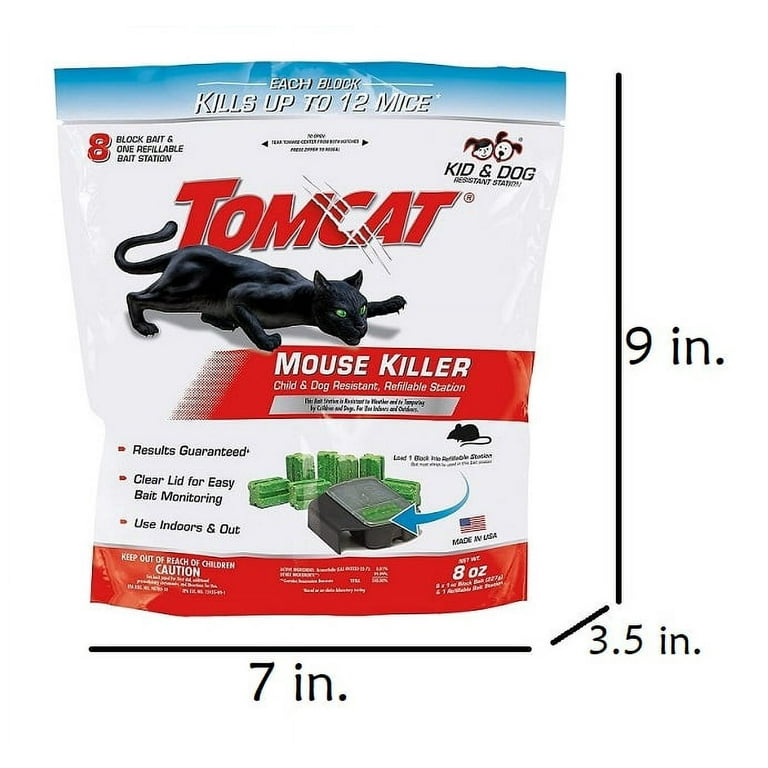 Tomcat Mouse Killer I Refillable Bait Station