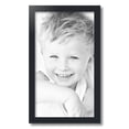 thumbnail image 2 of ArtToFrames 12" x 21" Black Satin Picture Frame, 12x21 inch Black MDF Poster Frame (WOM-5180), 2 of 8
