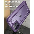 thumbnail image 2 of SUPCASE Unicorn Beetle EXO Series Case for iPhone 12 Pro Max (2020 Release) 6.7 Inch, Premium Hybrid Protective Clear Bumper Case (Purple), 2 of 8