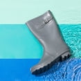 thumbnail image 3 of Norty Women's Hurricane Rain Boots – Waterproof Mid-Calf Length 11 inch Rubber Winter Spring and Garden Boots - runs a 1/2 size large, 3 of 4