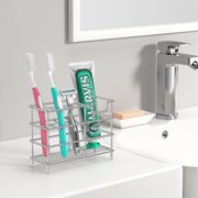Stainless Steel Bathroom Toothbrush Holder Toothpaste Holder