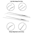 thumbnail image 3 of Pinzas para acuarios Fri4Free, 27 cm, acero inoxidable, 2 unidades, 3 of 7