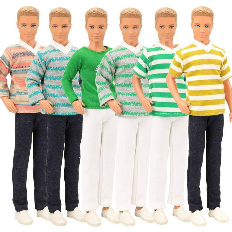 New Arrival Handmade 8 items for Ken Doll Clothes=4 Tops+ 4 Pants for 30cm  Doll Clothes Accessories Daily Wear Casual DIY Toys - AliExpress