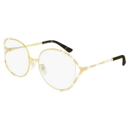 GUCCI GG-0596OA-002-58 Eyeglasses Size 58mm 19mm 135mm Gold