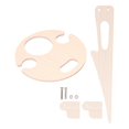 thumbnail image 2 of Mesa Mesa De Vino Productos De Madera Respetuosos Con El Medio Ambiente Mesa De Vino Plegable Para Exteriores De Forma Redonda, 2 of 7