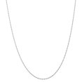 thumbnail image 1 of Chaîne Singapour en Or Blanc 14K 1 mm x 18 Po, 1 of 1