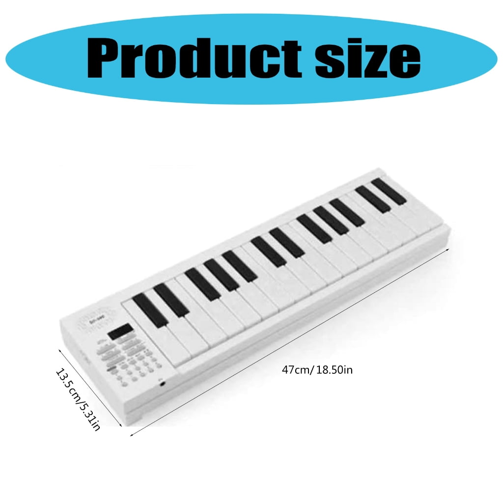 Aellinatey 61 Key Foldable Electronic Piano Kids Digital Music Electronic Keyboard