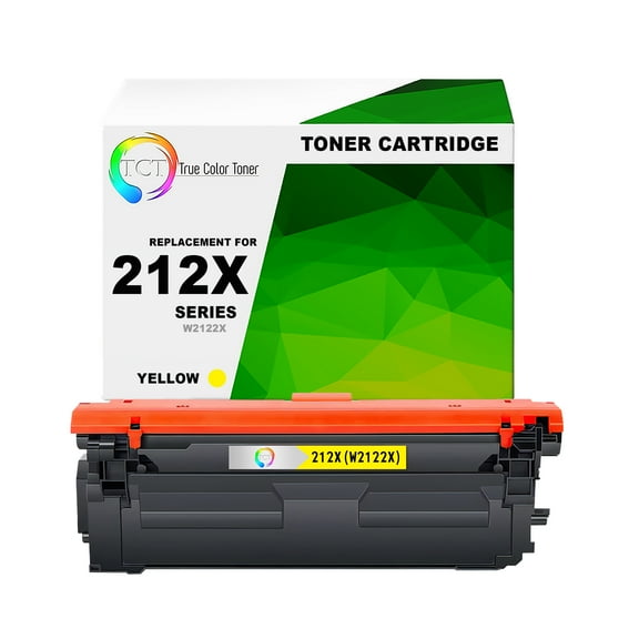 TCT 212X Yellow Toner Cartridge - Premium Compatible Replacement for HP 212X W2122X High Yield