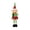 A002- B, variant on Standing Christmas Elf Doll Figure with Built-In Lights and Extendable Design, 1 Piece, Red and Green, for Living Room Mantel Display, Christmas Decoration