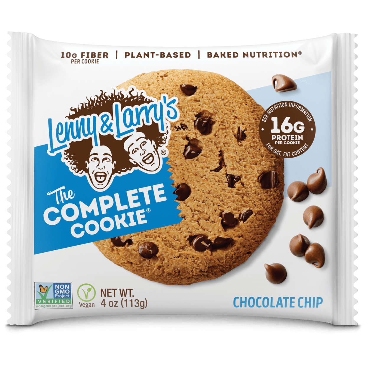 Lenny & Larry's The Complete Cookie, Chocolate Chip, 4 oz, 1 Ct
