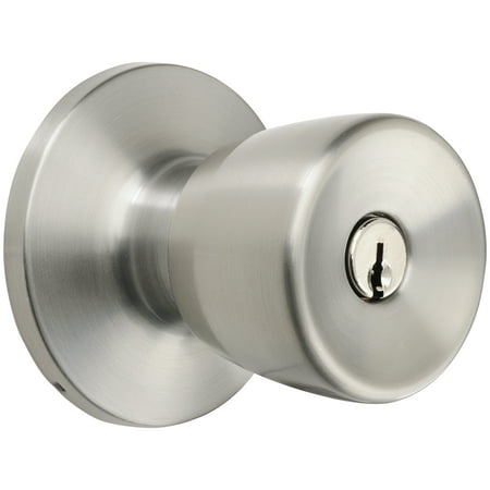 Hyper Tough Keyed Entry Tulip Knob in Stainless
