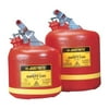 Nonmetallic Type l Safety Cans for Flammables, Storage Can, 2 1/2 gal, Red