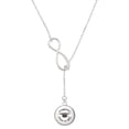 thumbnail image 1 of Delight Jewelry Silvertone Domed Class of 2022 Silver tone Elegant Infinity Lariat Necklace, 1 of 4