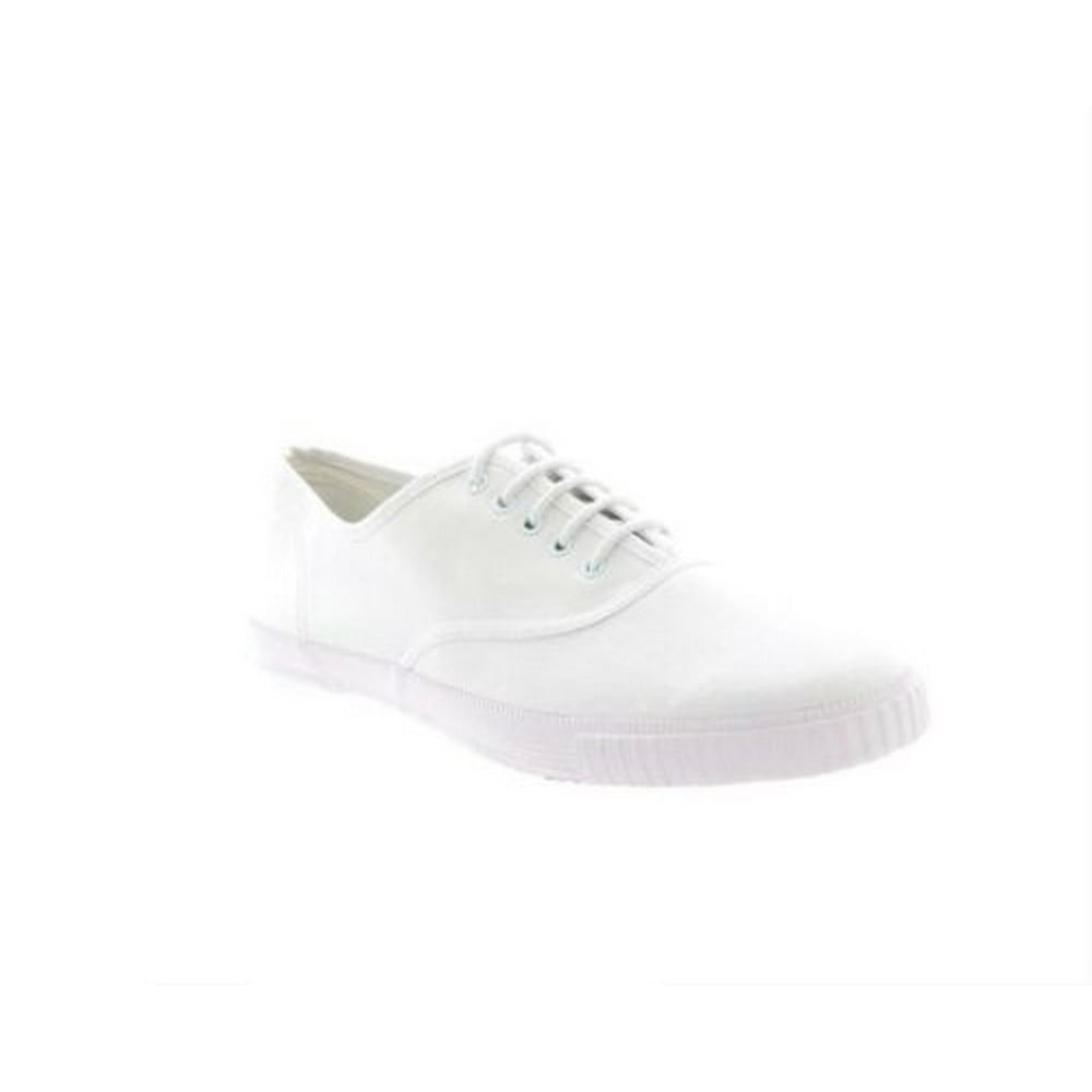 Dek Adults Lace Up White Canvas Gym Plimsolls Walmart