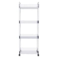 thumbnail image 3 of Organizador de Baño Transparente 4 Niveles con Ruedas 40x28.5x95 cm Ideen, 3 of 3