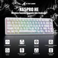 thumbnail image 2 of Teclado para juegos ATTACK SHARK X65PRO HE Rapid Trigger White, 2 of 7