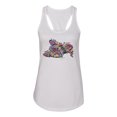 thumbnail image 3 of Tired Sleeping Cat | I Wish I Was My Cat Funny Colorful Kitty | Dean Russo Art Animal Lover Ladies Racerback Tank Top, White, Medium, 3 of 6