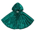 thumbnail image 2 of Toddler Baby Boys Girls Unisex Velvet Hooded Cape with Tie Front Closure for Festive Holiday Party Dress Up and Themed Outerwear Poncho 6-12 Months Fall Fashion Clothes, 2 of 8