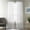 White, variant on Nanshing Bea Semi-Sheer Rod Pocket Curtain Panel, Set of 2, Grey, 50" x 84"