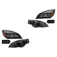 thumbnail image 1 of Par de Faros DEPO Cascadia 2019 A 2021 Freightliner Fondo negro Con módulo Leds, 1 of 4